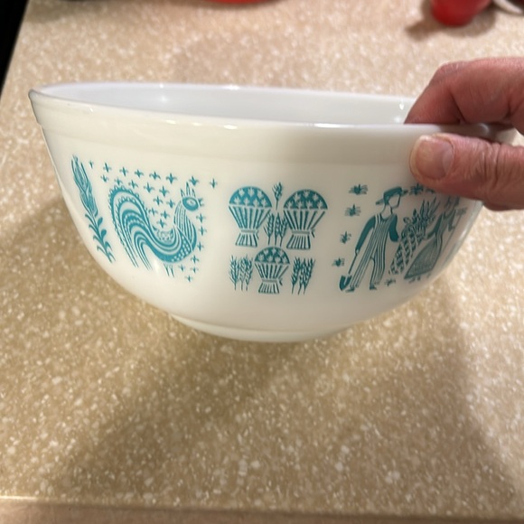 Pyrex Vintage Amish Butterprint Cinderella mixing bowl exc cond. #403 2-1/2qt - Picture 6 of 6